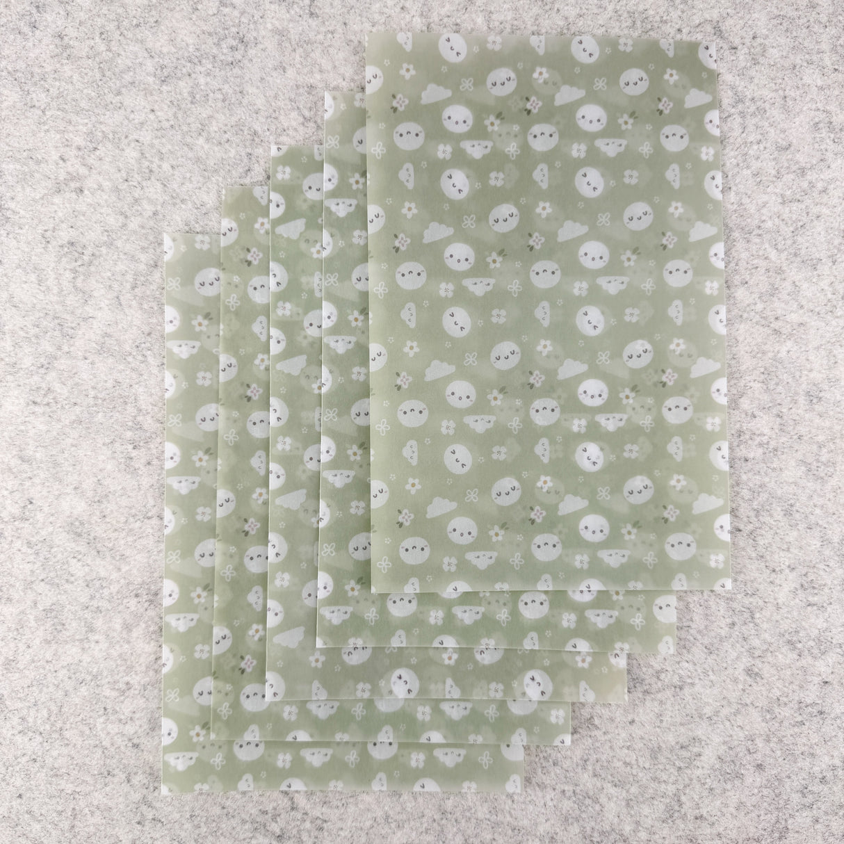 TheCoffeeMonsterzCo Vellum Paper - Set of 5