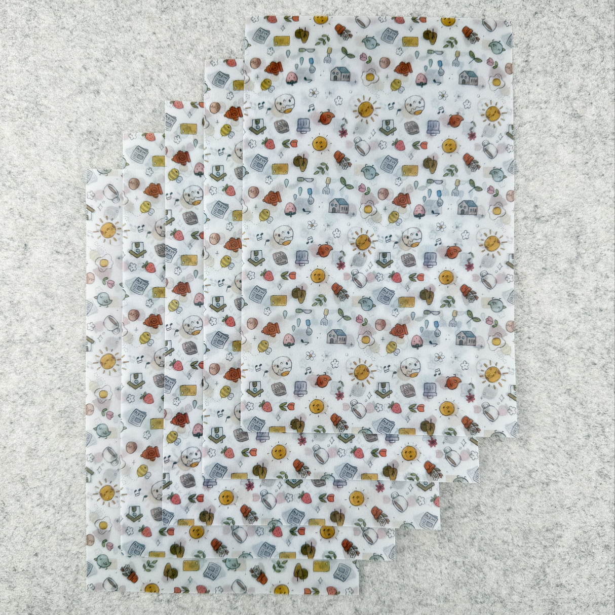 TheCoffeeMonsterzCo Vellum Paper - Set of 5