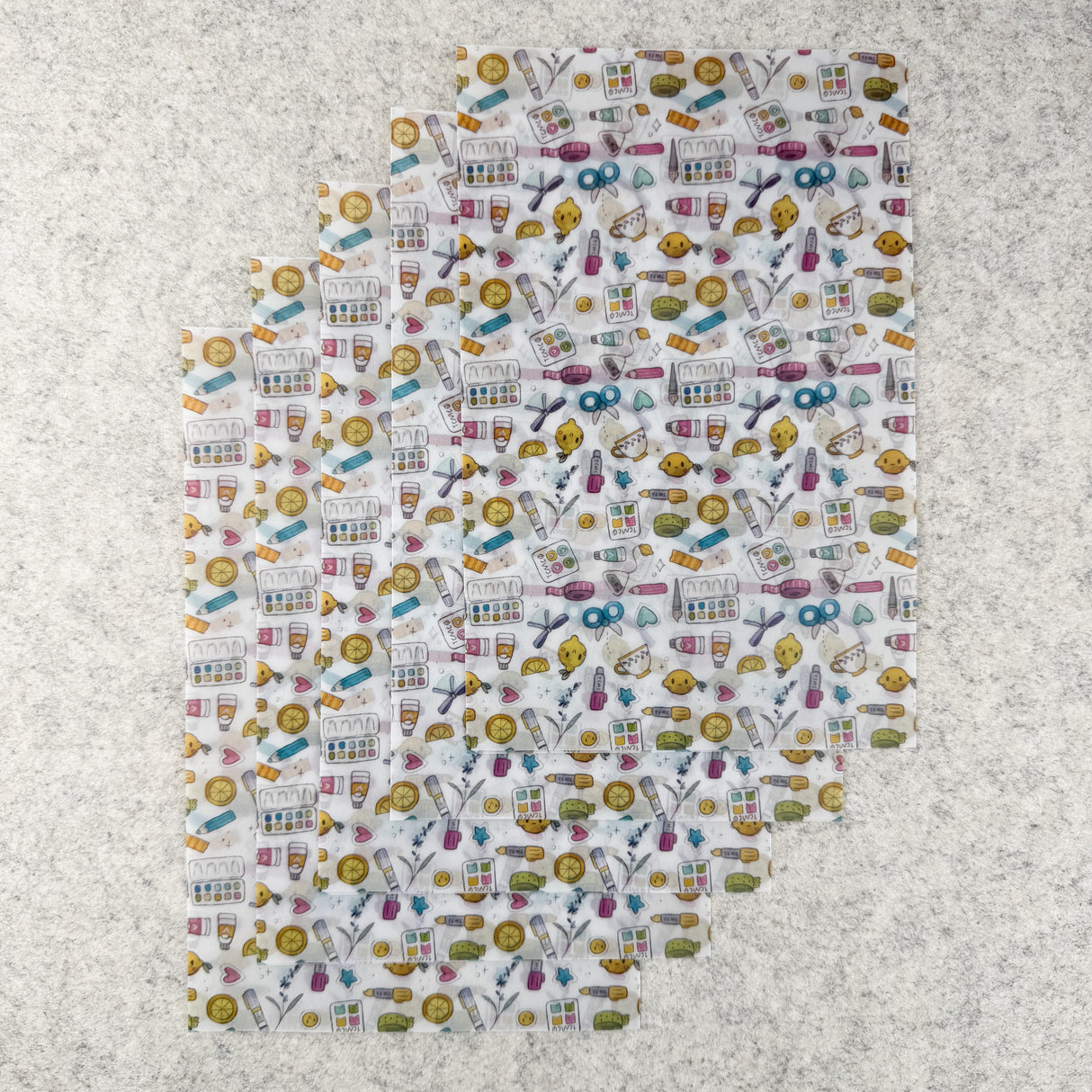 TheCoffeeMonsterzCo Vellum Paper - Set of 5