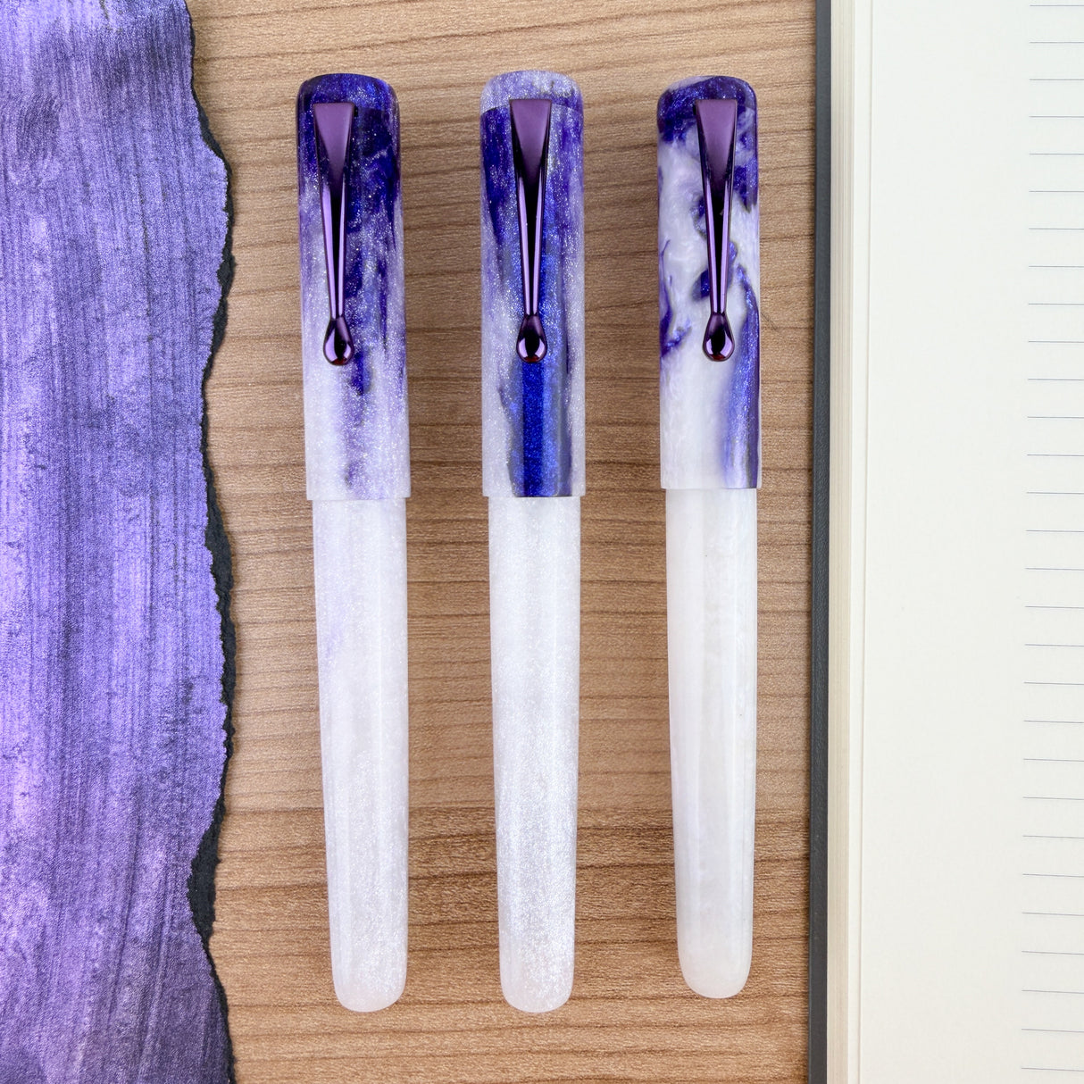 Hinze Pen Company Fountain Pen - Blueberry Cheesecake