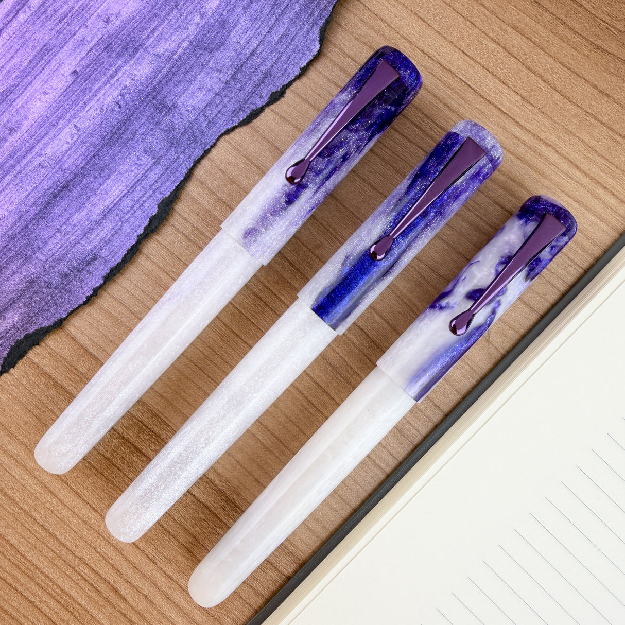 Hinze Pen Company Fountain Pen - Blueberry Cheesecake