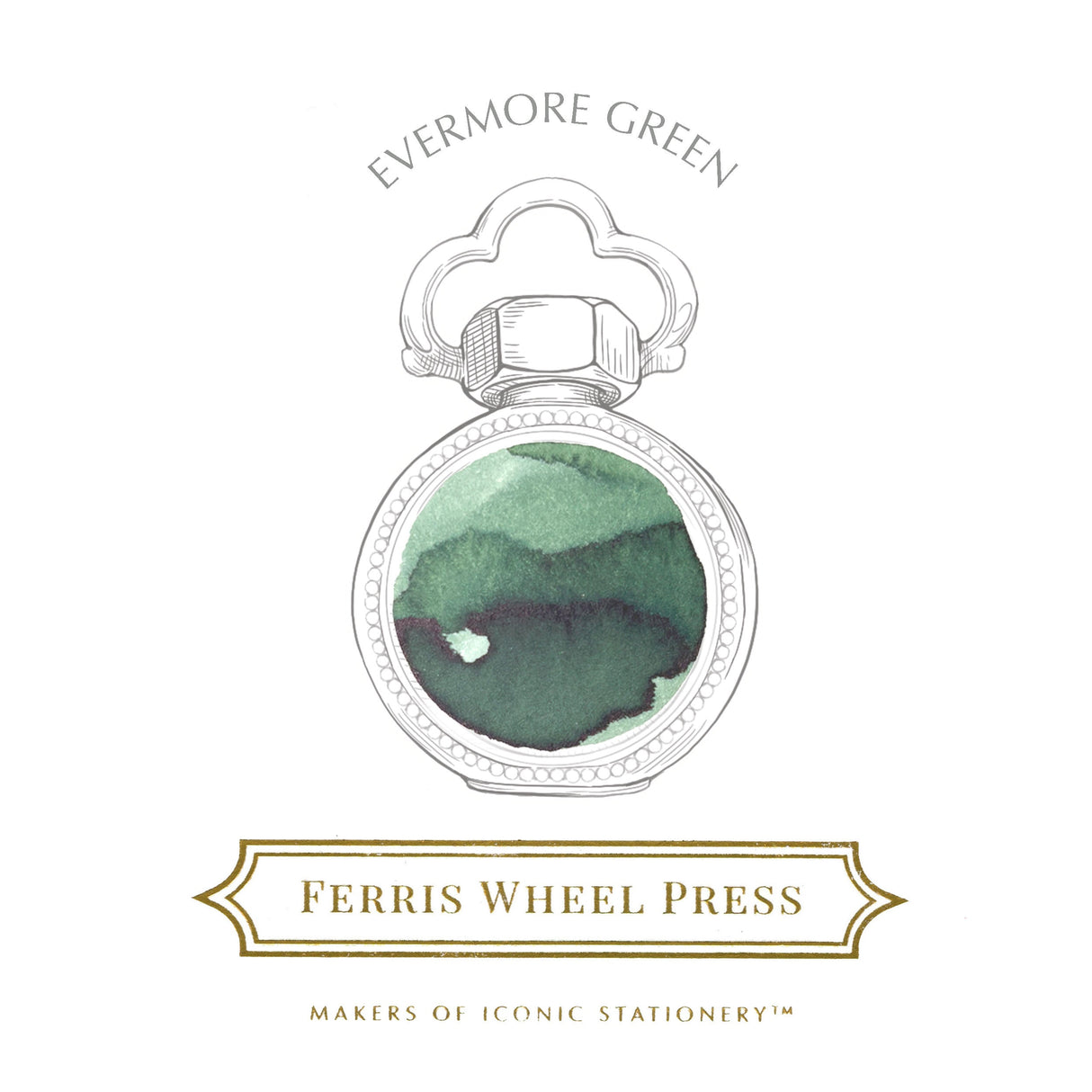 Ferris Wheel Press - Evermore Green - 38ml Bottled Ink