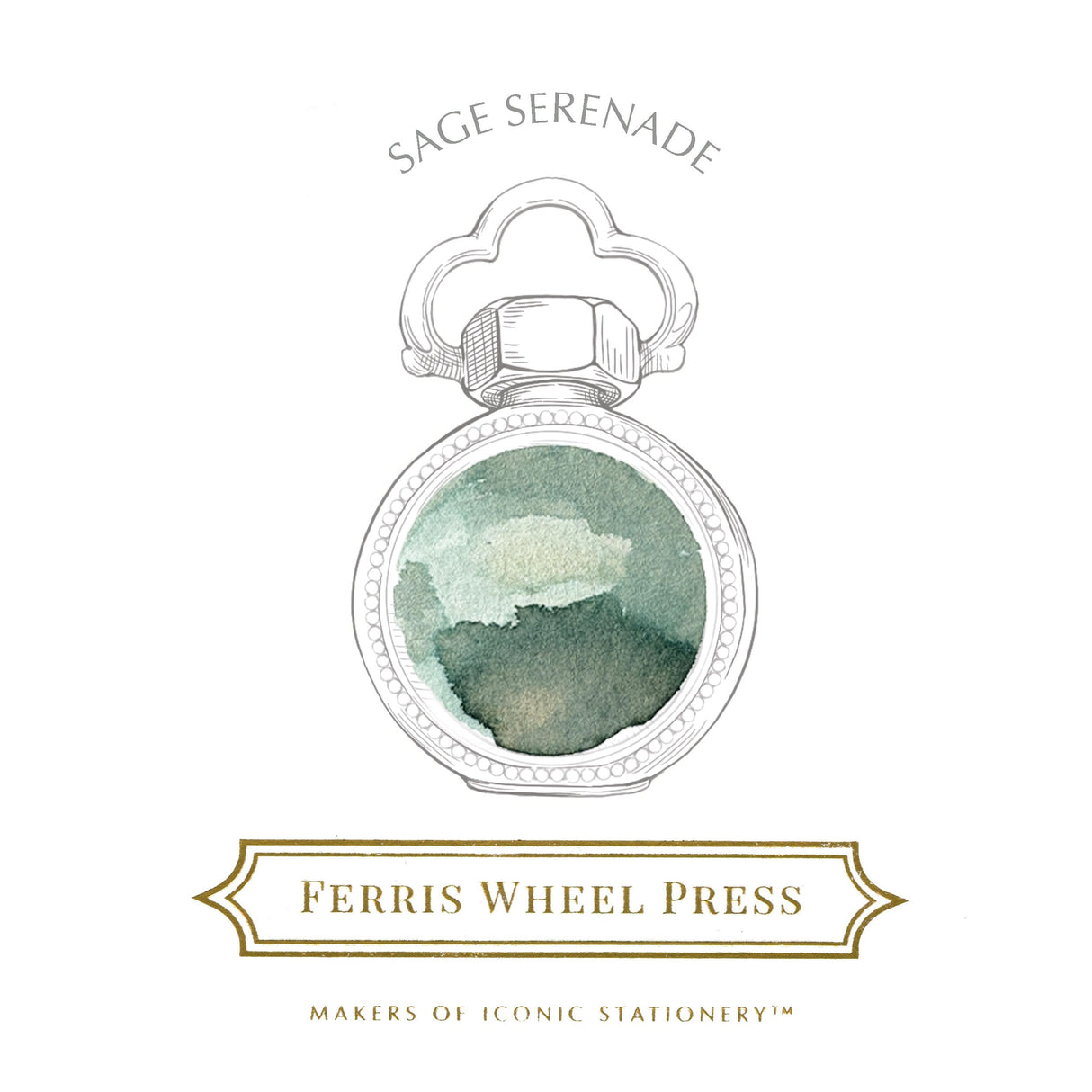Ferris Wheel Press - Sage Serenade - 38ml Bottled Ink