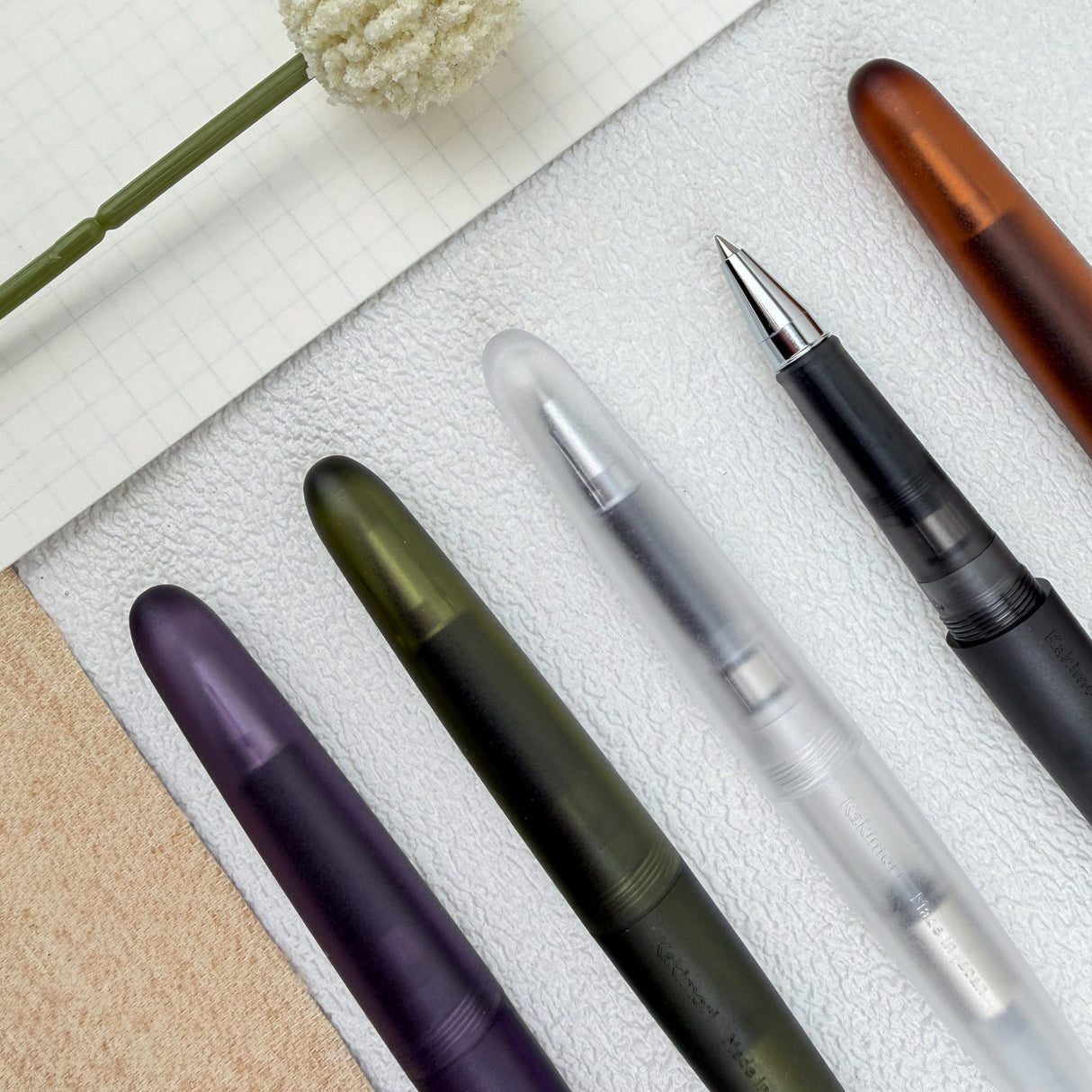 Kakimori Frost Rollerball Pen - Amber