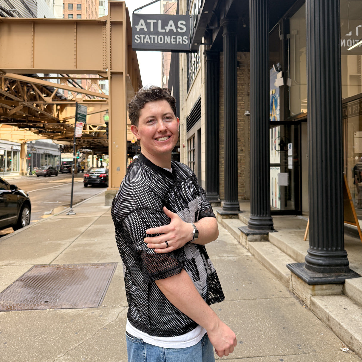 Atlas Stationers Mesh Jersey - Black (Atlas Exclusive)