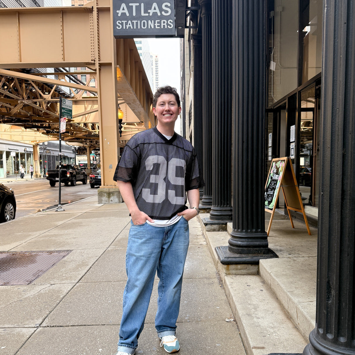 Atlas Stationers Mesh Jersey - Black (Atlas Exclusive)