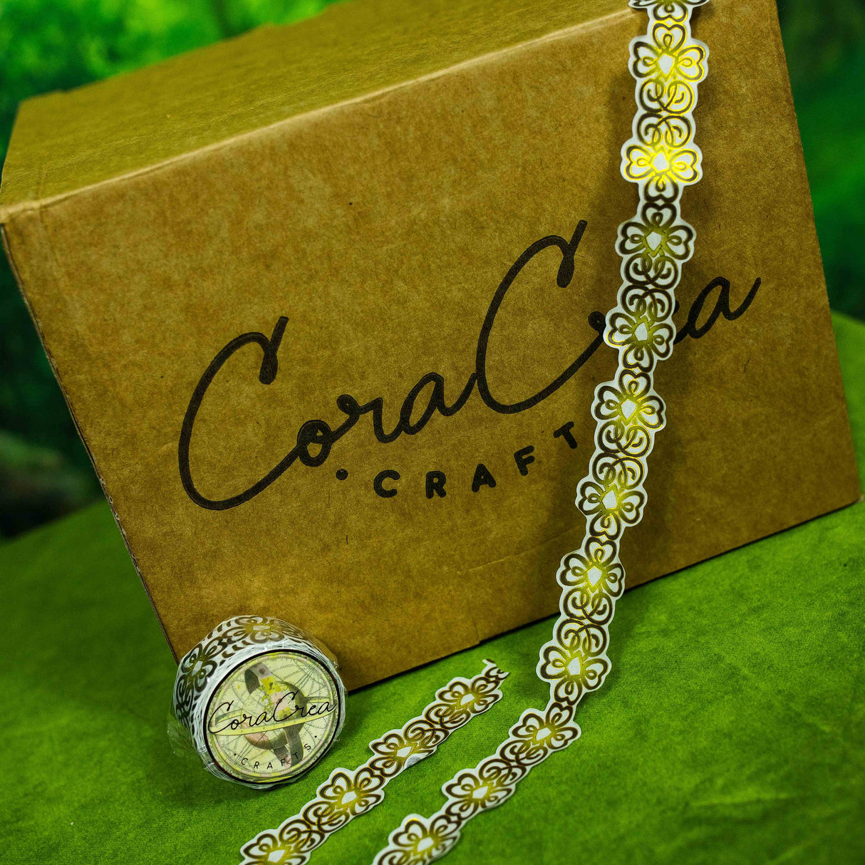 CoraCreaCrafts Celtic Leaf Cutout Foil Tape