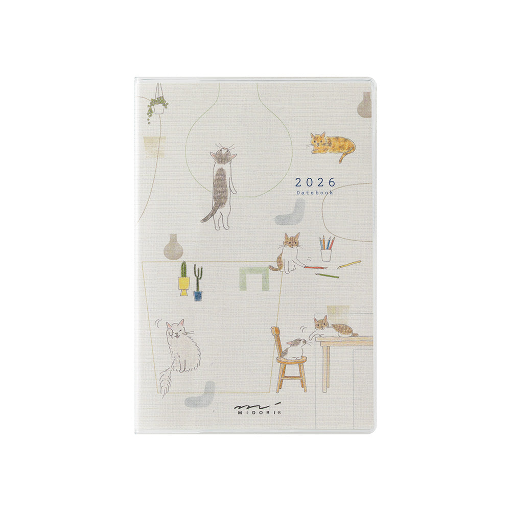 Midori Mini Pocket Diary - Cats