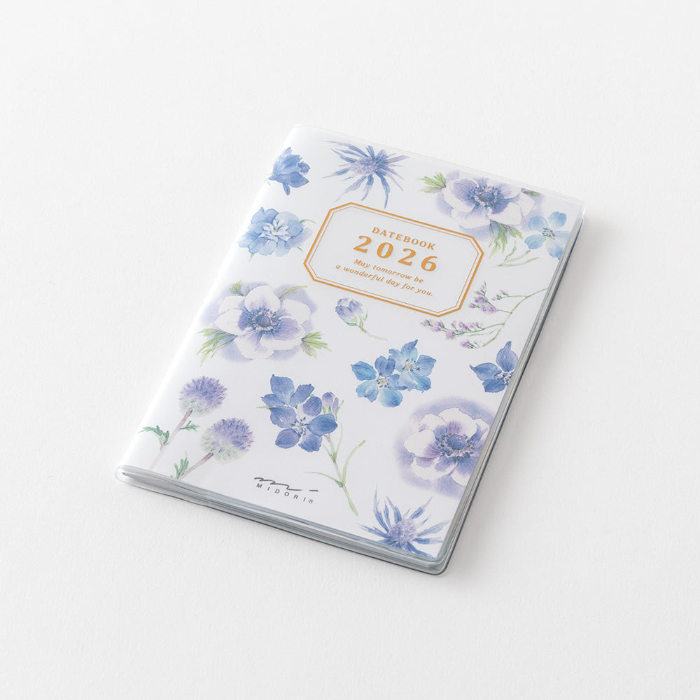 Midori Mini Pocket Diary - Country Time Flowers
