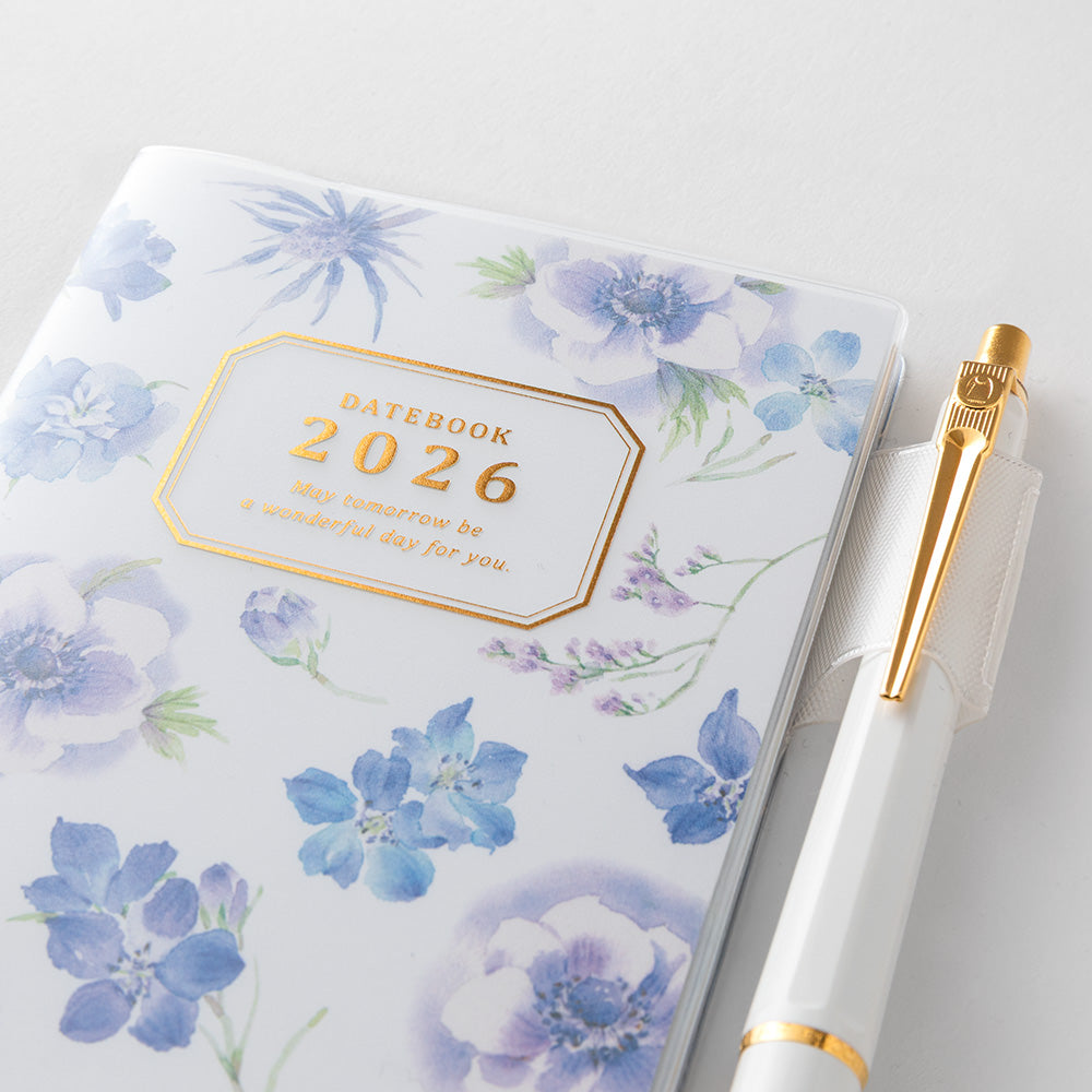 Midori Mini Pocket Diary - Country Time Flowers