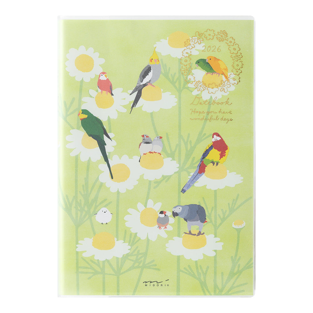 Midori B6 Pocket Diary - Birds