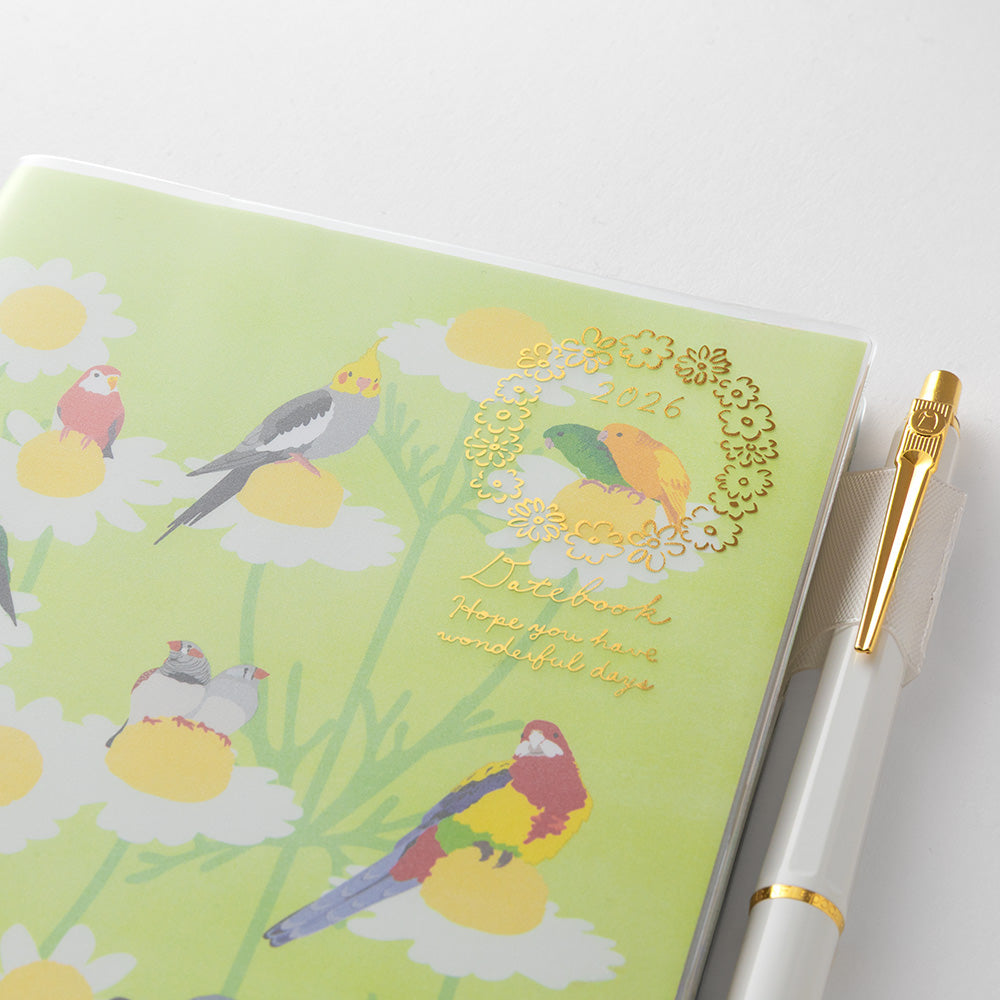 Midori B6 Pocket Diary - Birds