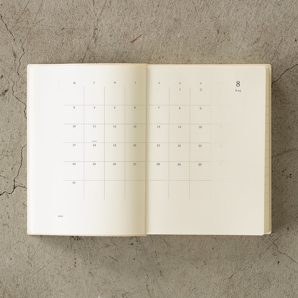 Midori MD Notebook Diary 1 Day 1 Page - A5 Size