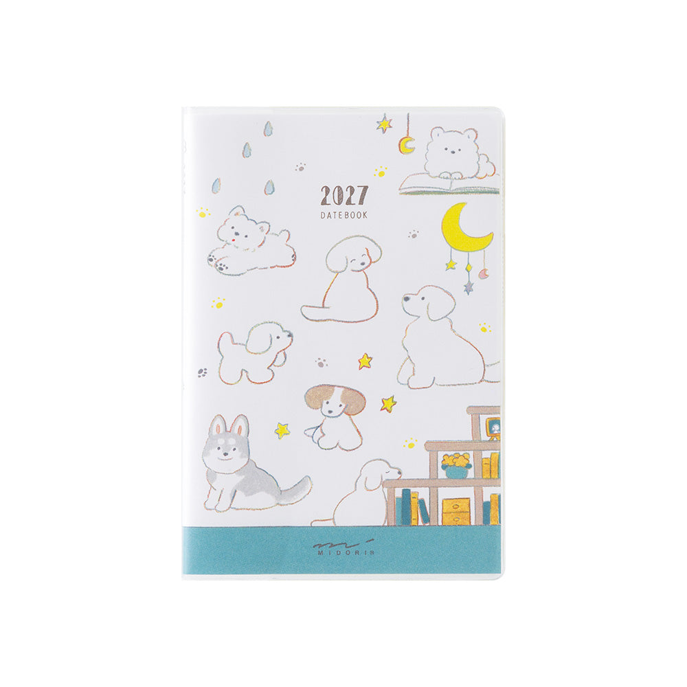 Midori Mini Pocket Diary - Dog