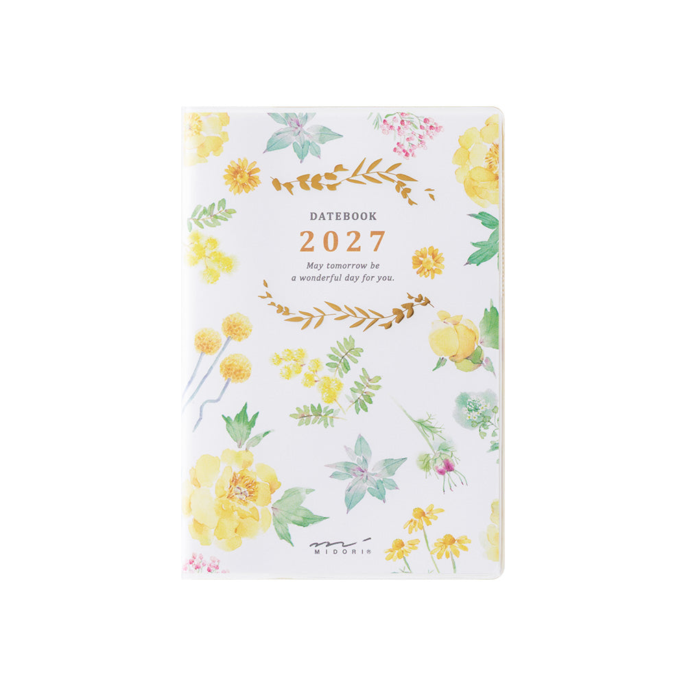 Midori Mini Pocket Diary - Country Time Flower