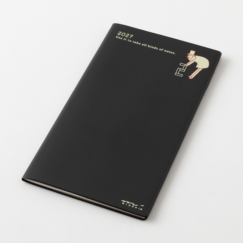 Midori Slim Pocket Diary - Ojisan