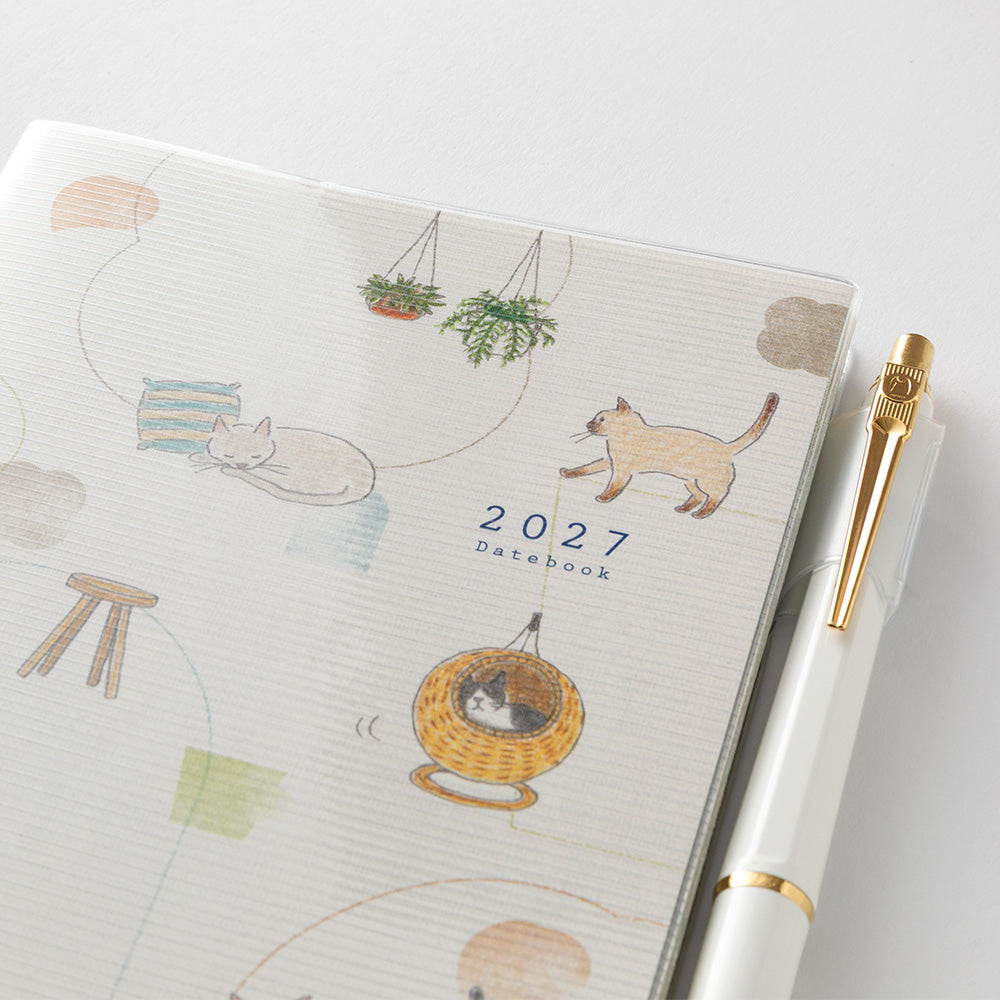 Midori A6 Pocket Diary - Cat