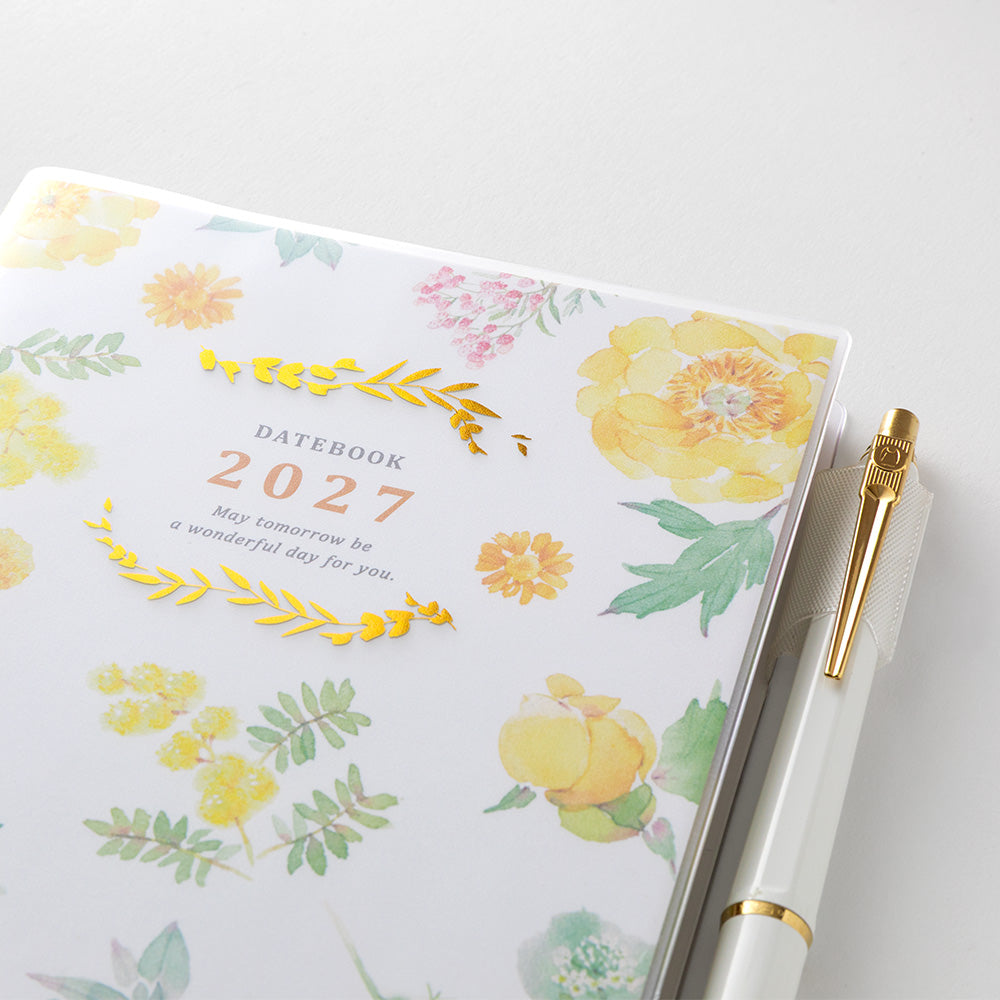 Midori B6 Pocket Diary - Country Time Flower