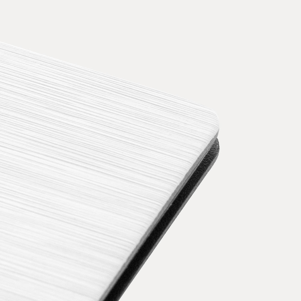 Midori A5 Flat Diary - White