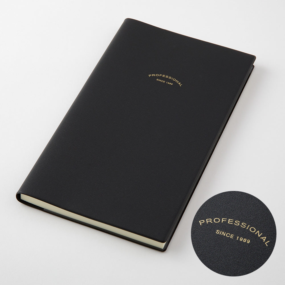 Midori Professional Diary A5 Slim Weekly Vertical - Black