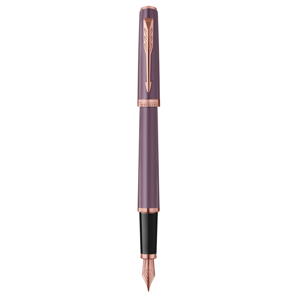 Parker Meridian Fountain Pen - Purple with Pink Gold Trim