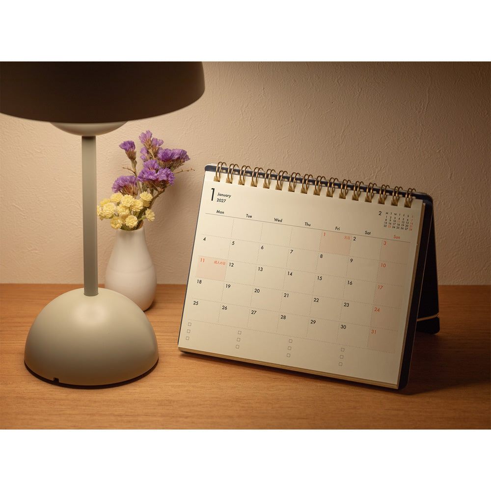 Midori B6 Plus Stand Diary - Navy