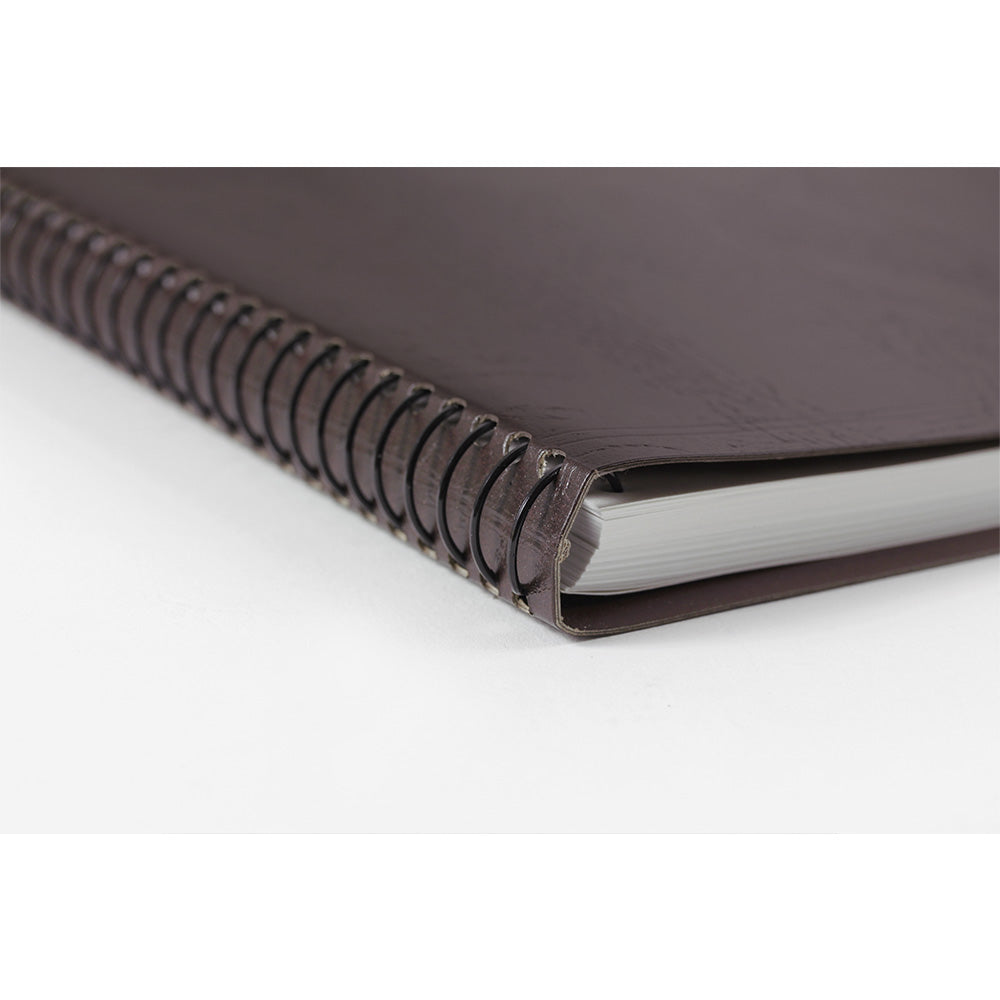 Midori Business Diary A5 Monthly Ring - Brown