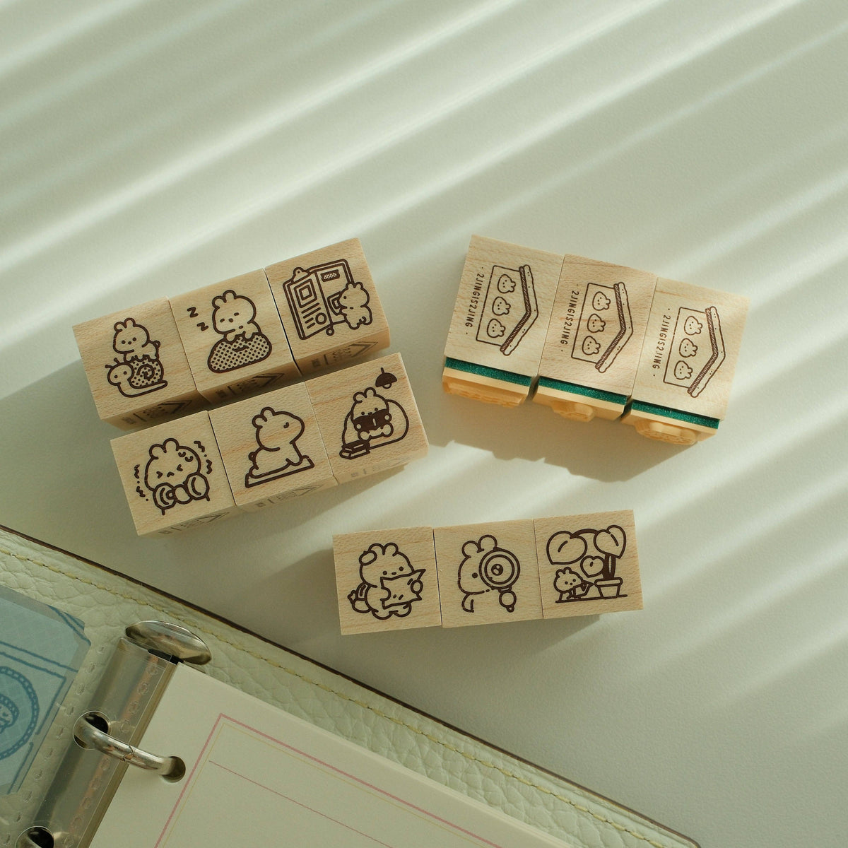 2jingis2jing Living Softly Rubber Stamp Vol. 1 (1.5cm)