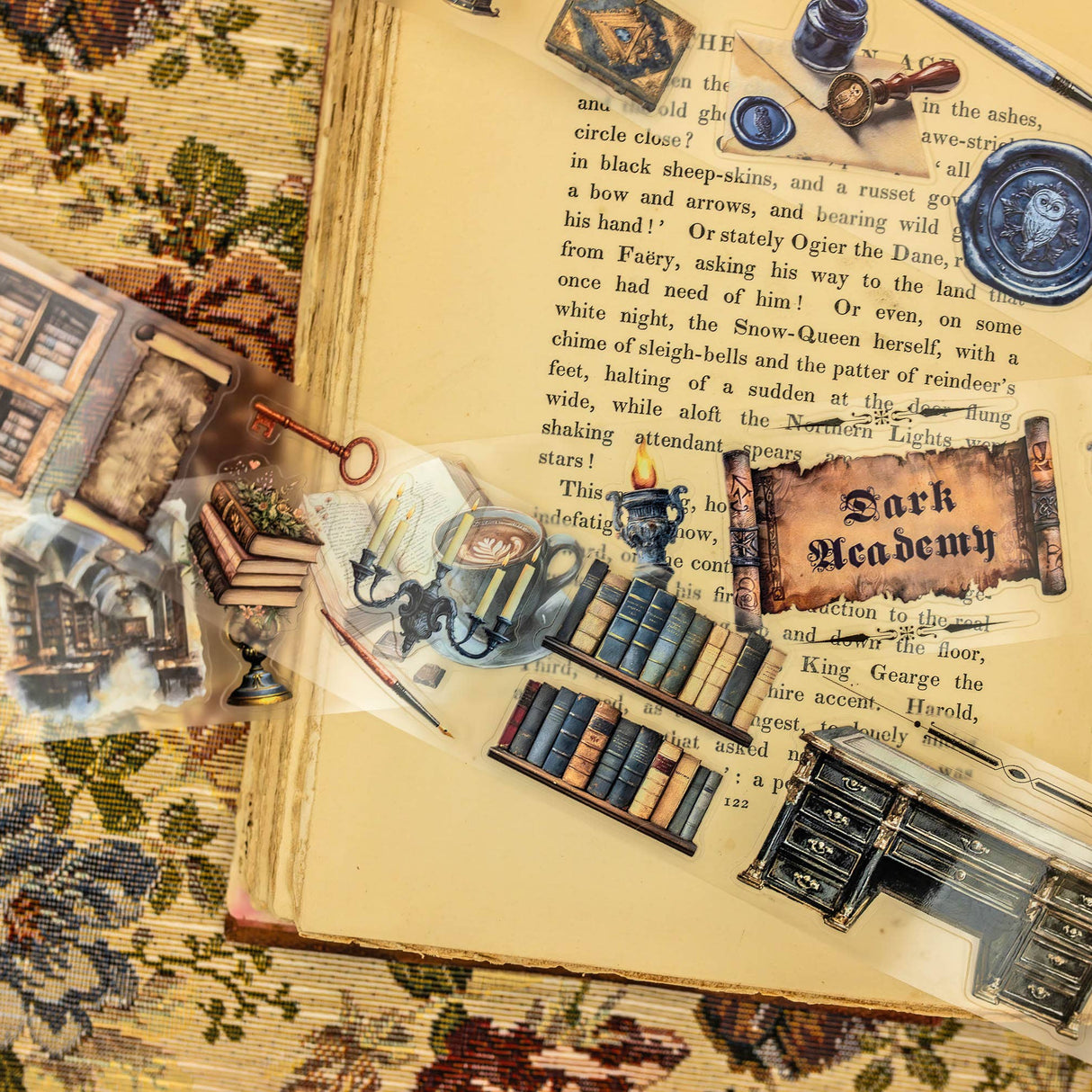 CoraCreaCrafts Libraries Transparent Tape