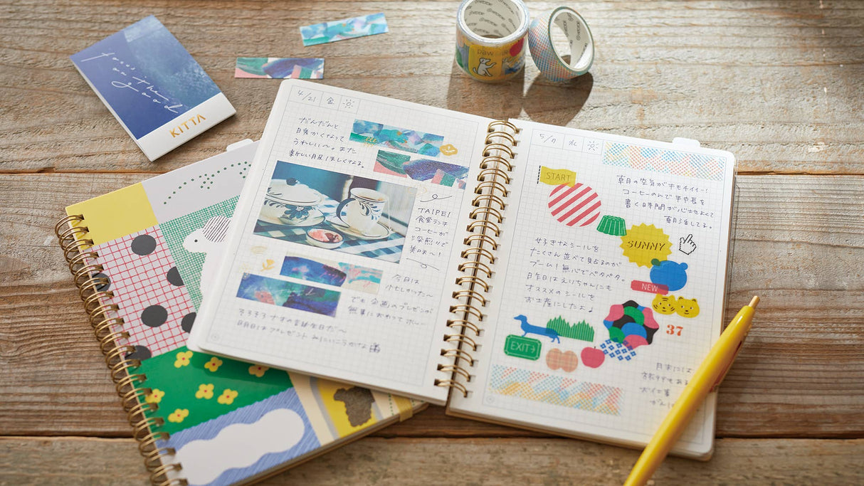 HITOTOKI NOTE Ring Notebook -Passport size-