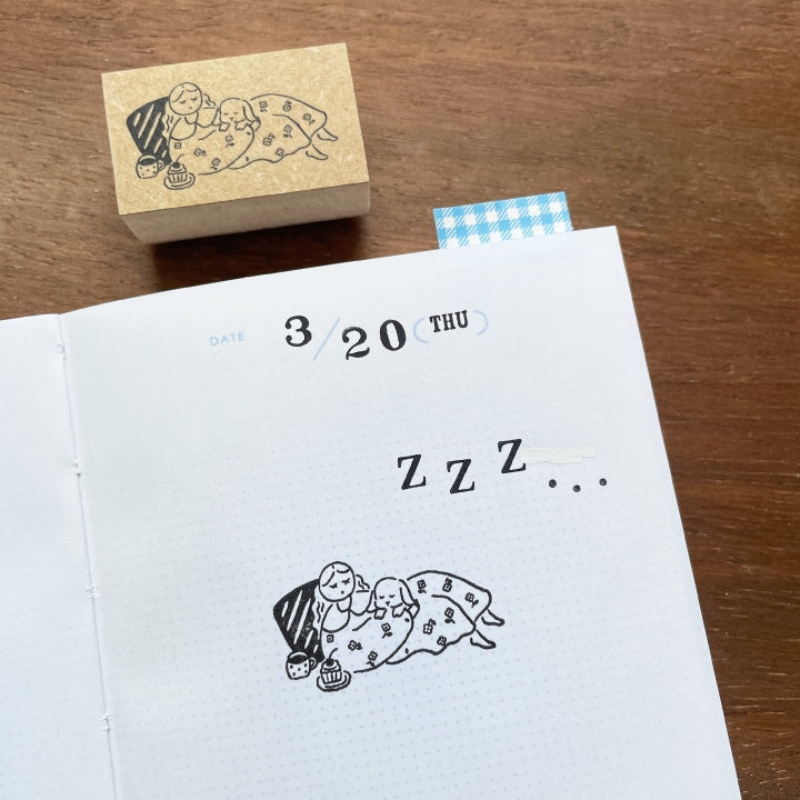 Stamp Marché Marle Illustration Stamp - Pajama Time