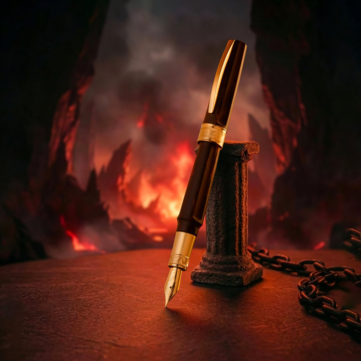 Visconti Mirage Mythos Fountain Pen - Hades