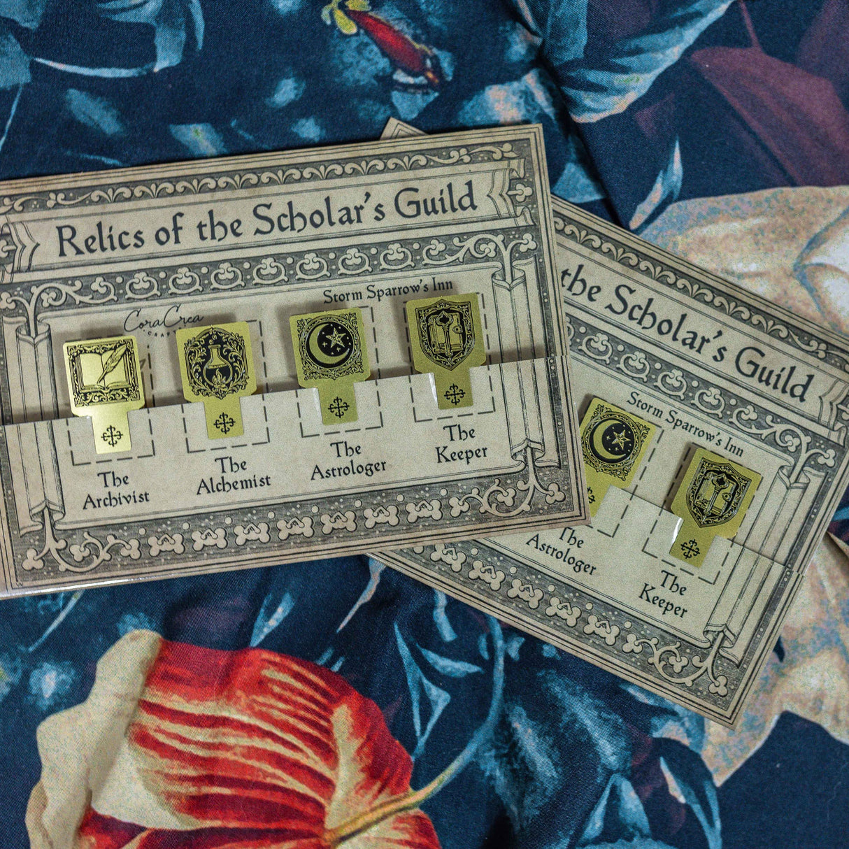 CoraCreaCrafts Page Markers - Relics of the Scholar's Guild