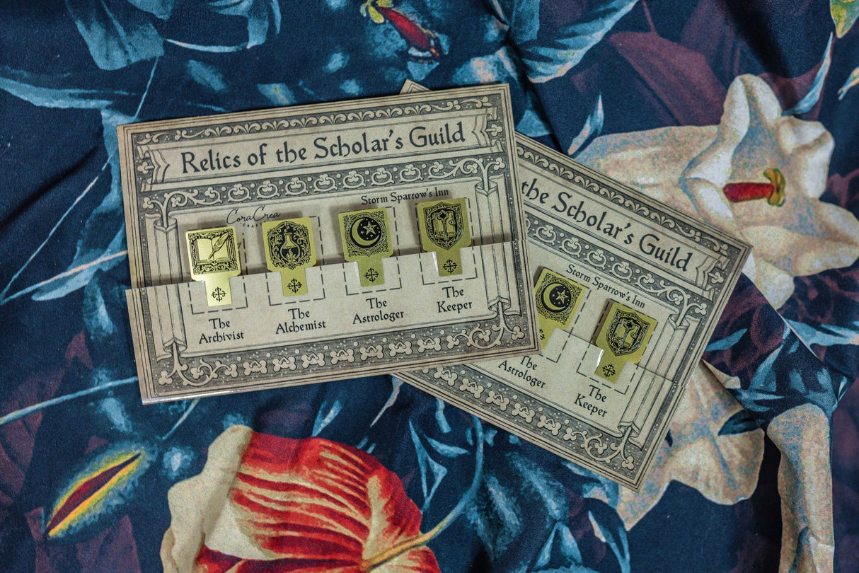CoraCreaCrafts Page Markers - Relics of the Scholar's Guild