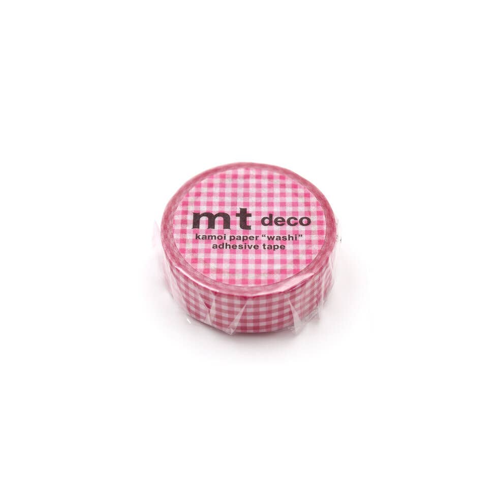 MT Washi Tape - Delicate Checkered Pink