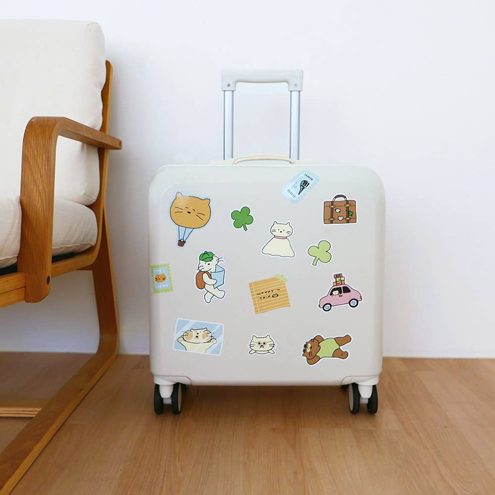Suatelier Design Stickers - Cat's happy trip
