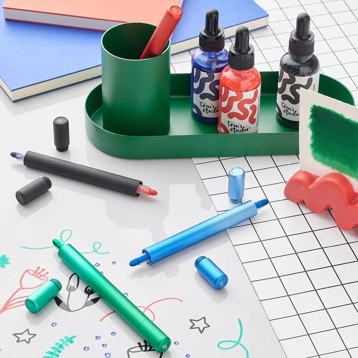 Tom's Studio Whiteboard Inks (30ml)