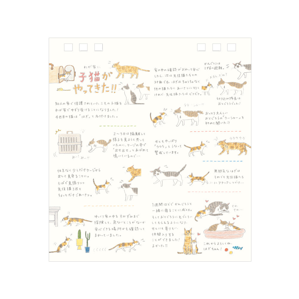 Midori Calendar Ring - S - Cat