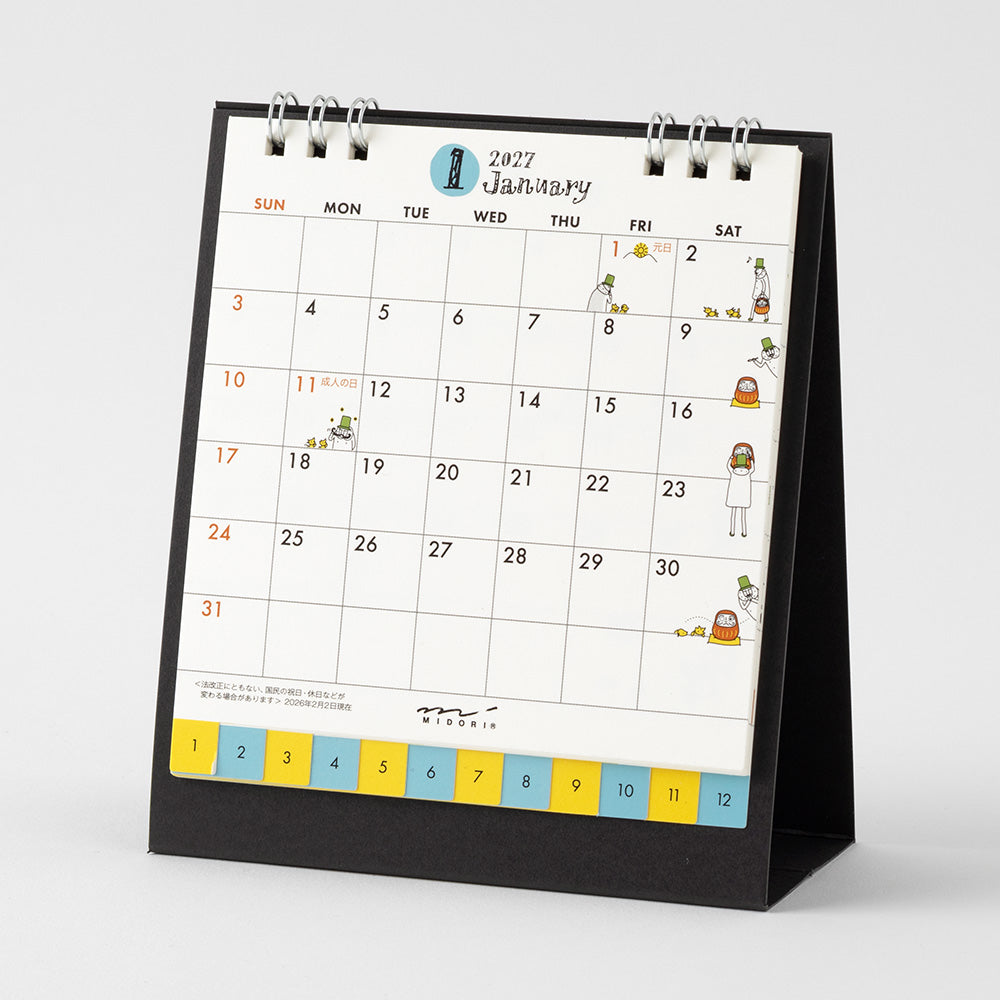 Midori Ring Calendar S - Ojisan