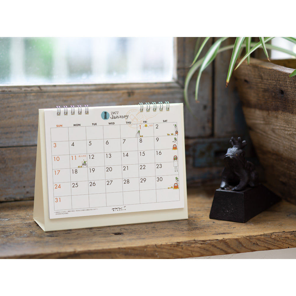 Midori Ring Calendar M - Ojisan