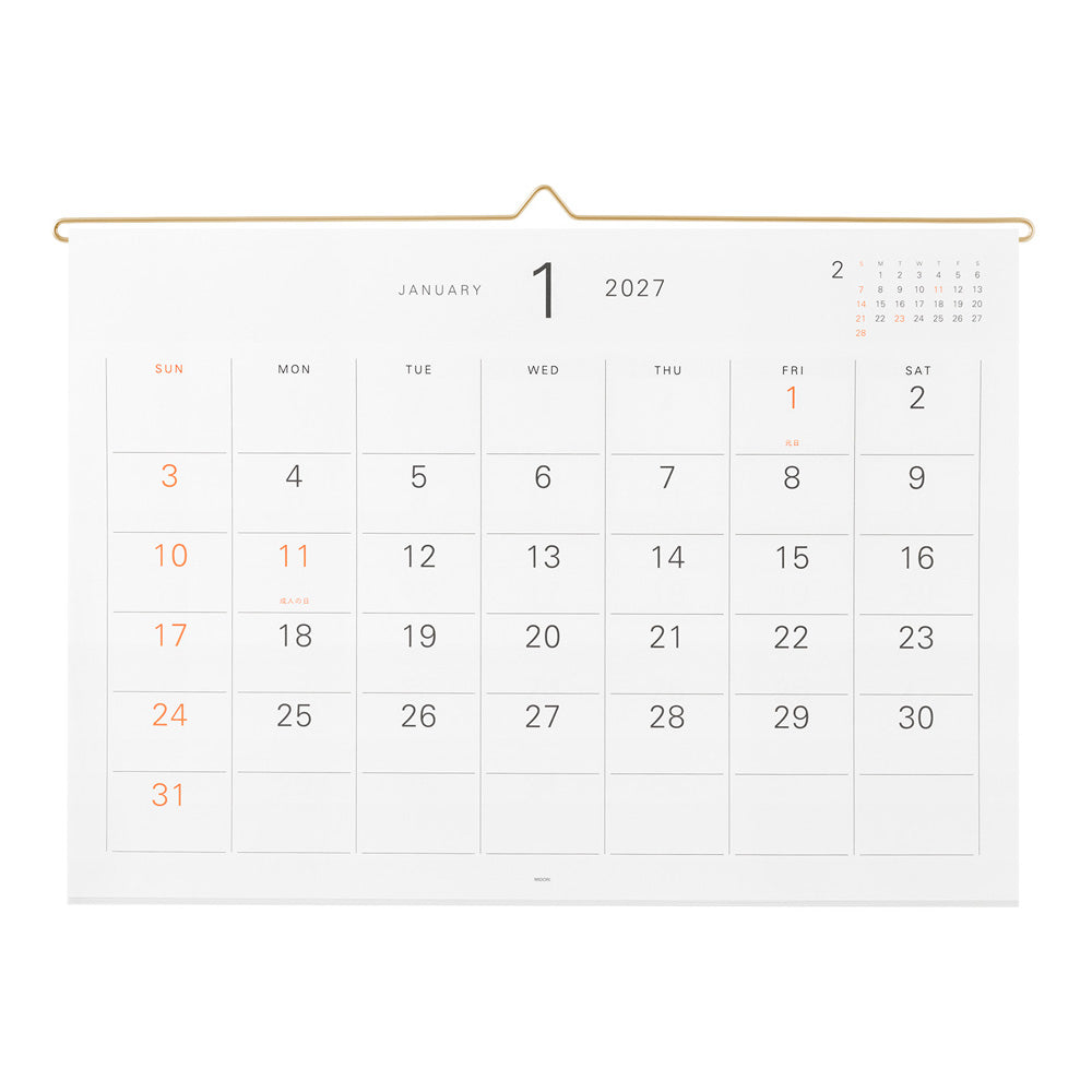 Midori Hanger Calendar