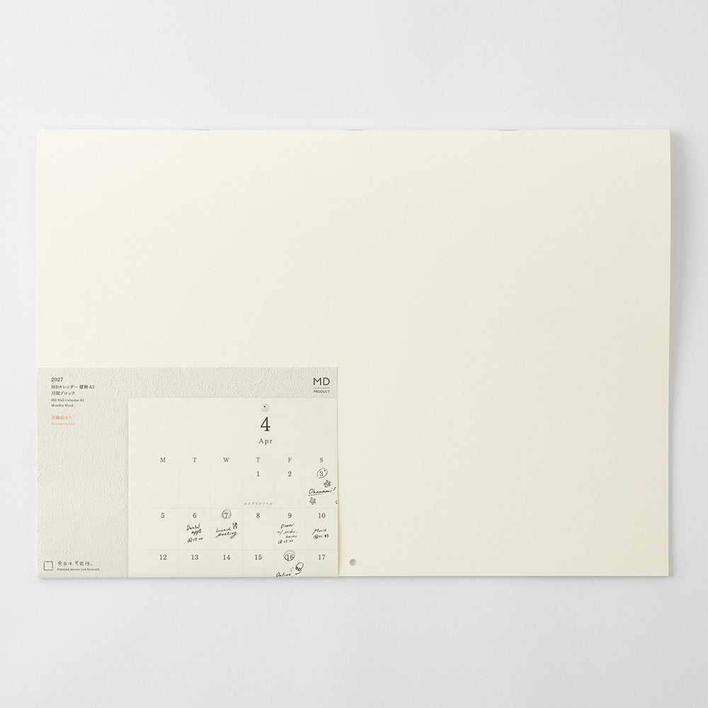 Midori MD Folded Wall Calendar - A2
