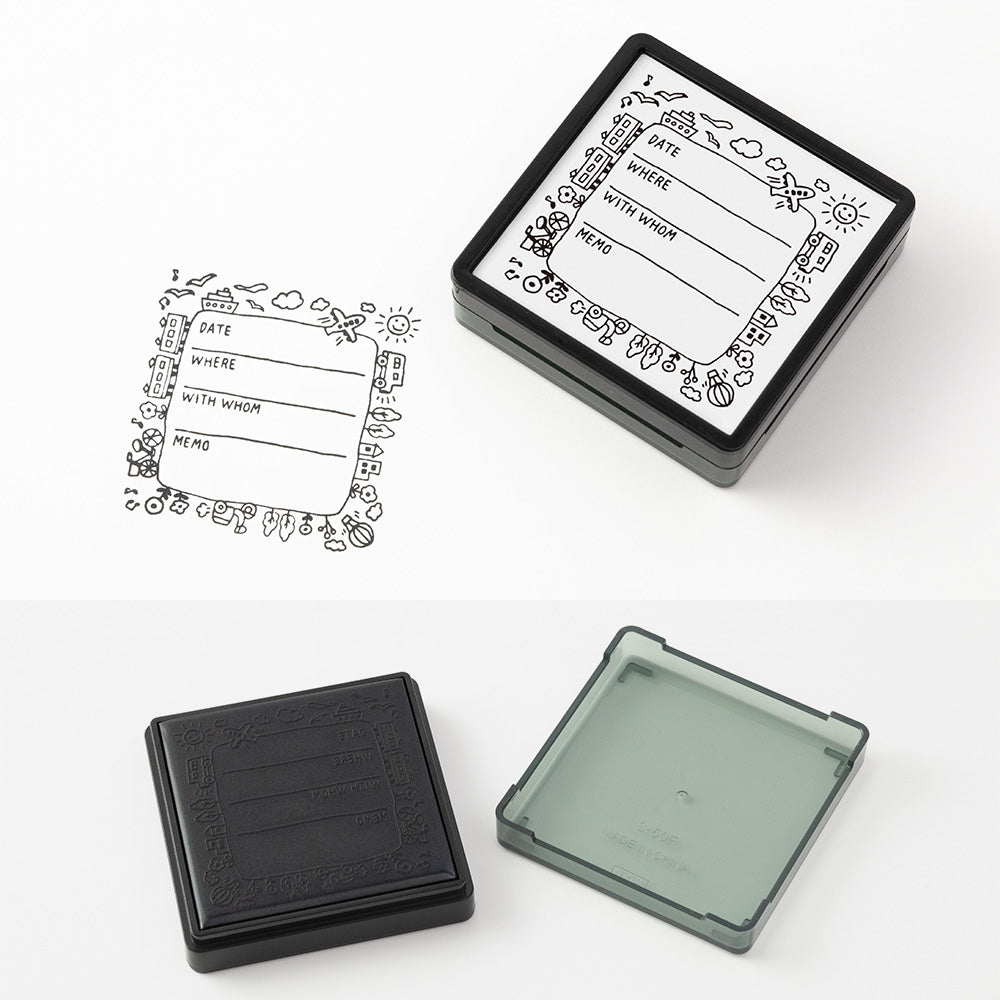 Midori Pre-Inked Paintable Stamp