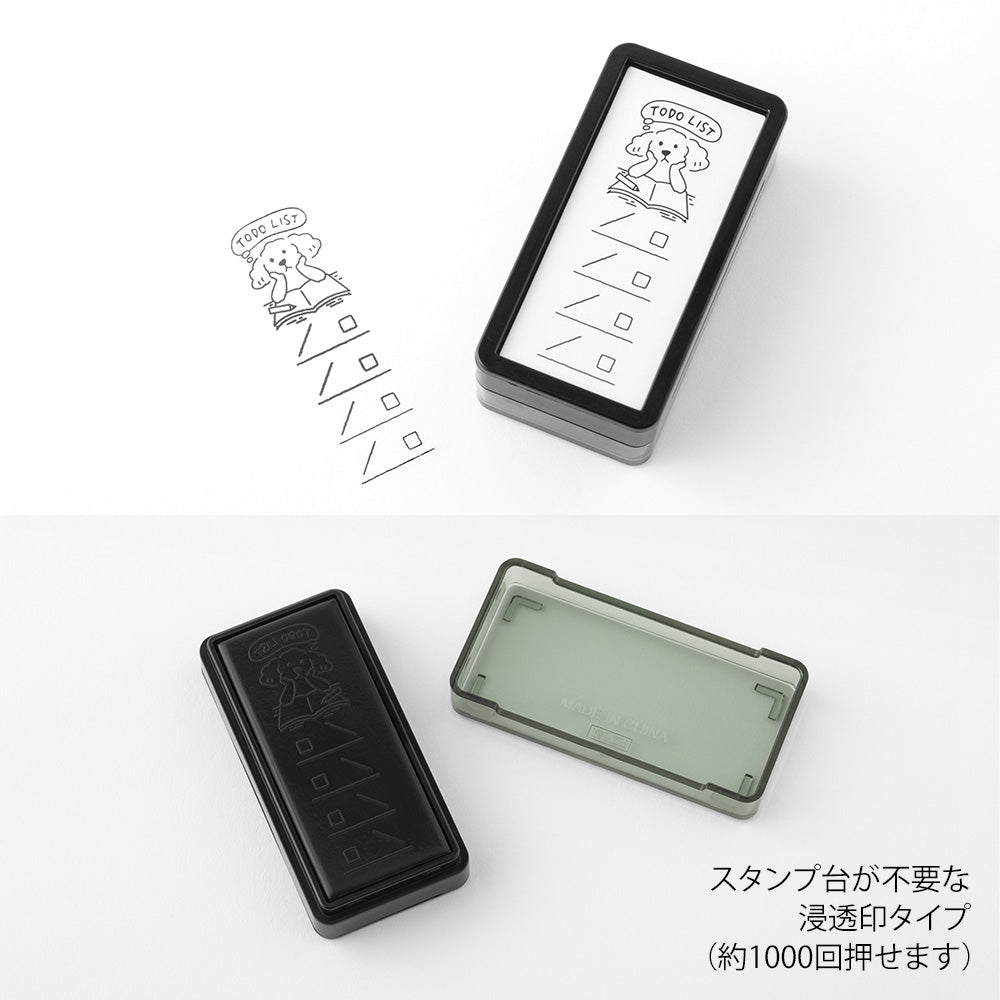 Midori Pre-Inked Half Size Stamp