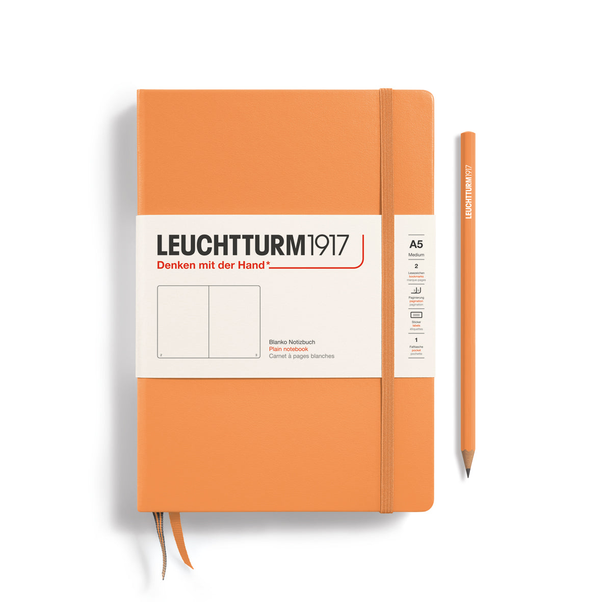 Leuchtturm A5 Hardcover Notebook - Plain
