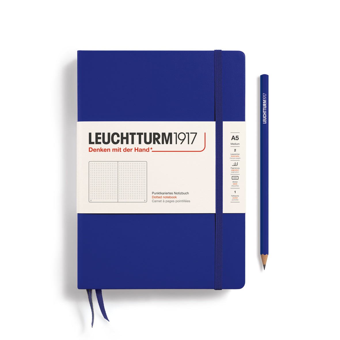 Leuchtturm A5 Hardcover Notebook - Dot Grid