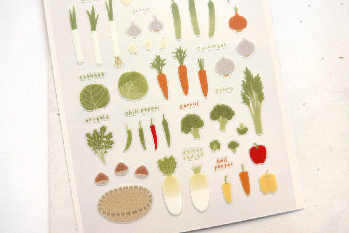 Suatelier Design Stickers - Farm fresh veggies