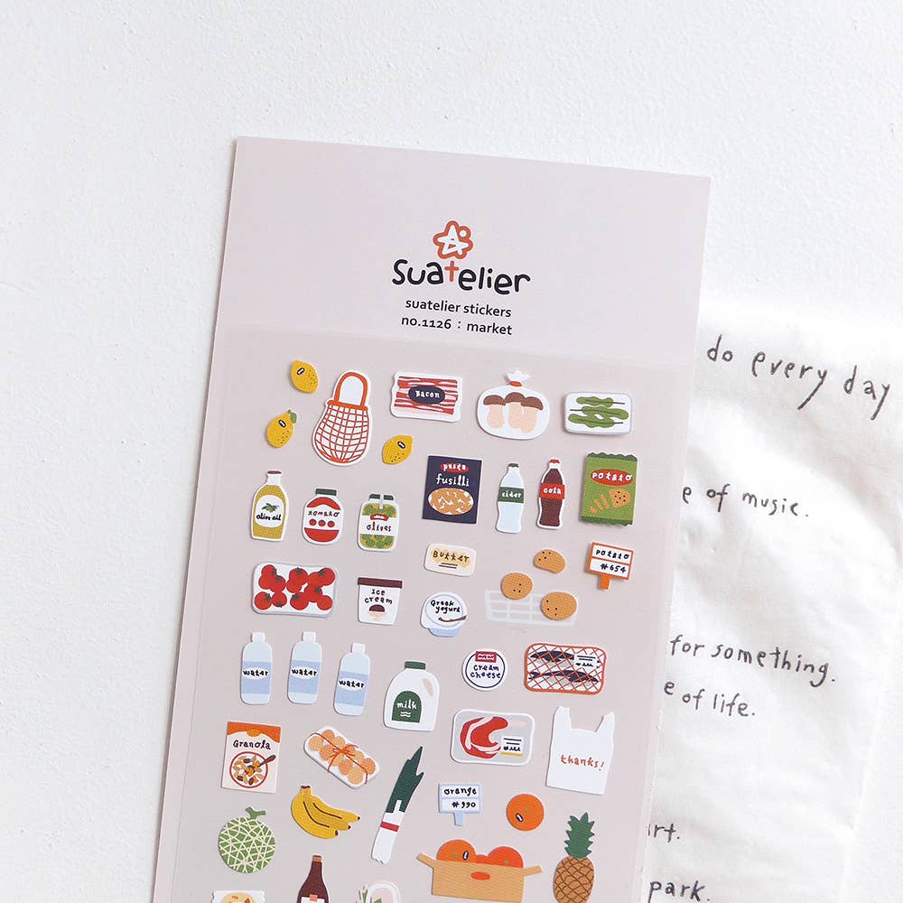 Suatelier Design Stickers - Market