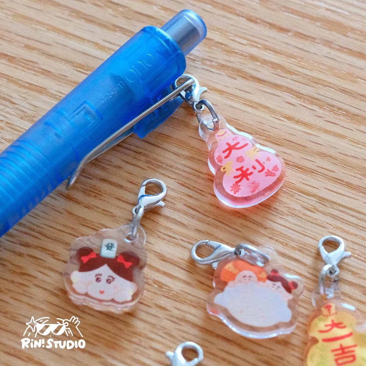 RiN! Studio x Yanzhi Mini Acrylic Charm Set