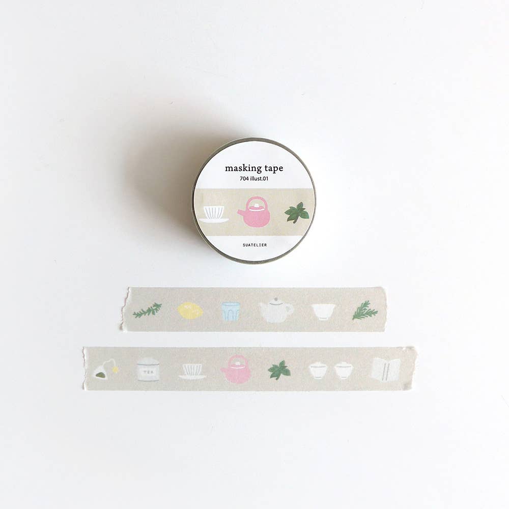 Suatelier Design Washi Tape - Illust.01